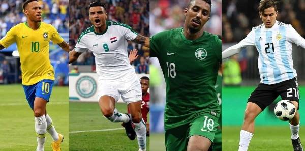 سوبر كلاسيكو.. السعودية والعراق بمواجهة البرازيل والأرجنتين