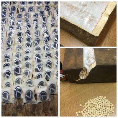 مكافحة المخدرات تحبط محاولة تهريب ٥٠ الف حبة مخدرة الى الخارج