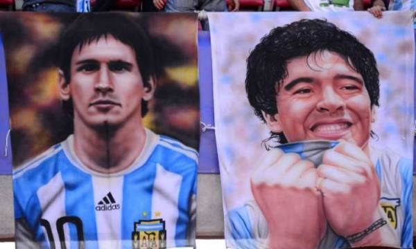 برشلونة يرد على هجوم مارادونا ضد ميسي