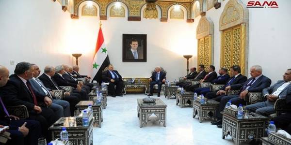 ماذا قال رئيس البرلمان السوري لوفد المحامين الأردنيين ؟