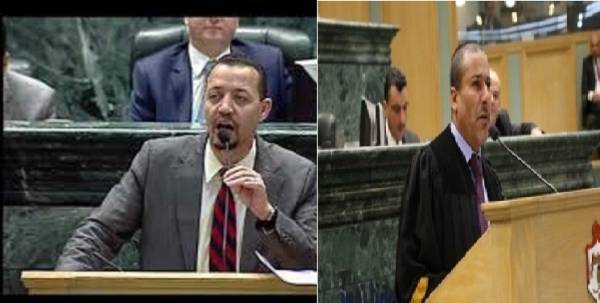 النائب الهواملة عقب المشاجرة ..  الله يجير هالبلد على هيك ممثلين 