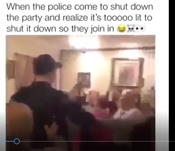 بالفيديو .. شرطي امريكي يرقص الدحية مع عائلة اردنية في امريكا