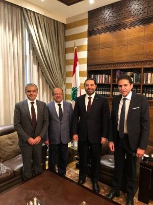 سعد الحريري يلتقي هيثم المجالي