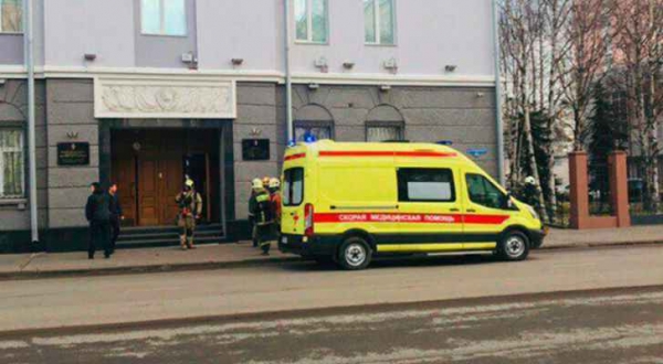 ضحايا بانفجار في فرع للمخابرات الروسية