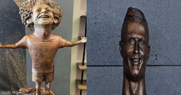 صلاح ورونالدو.. قصة تمثالين اجتاحا مواقع التواصل