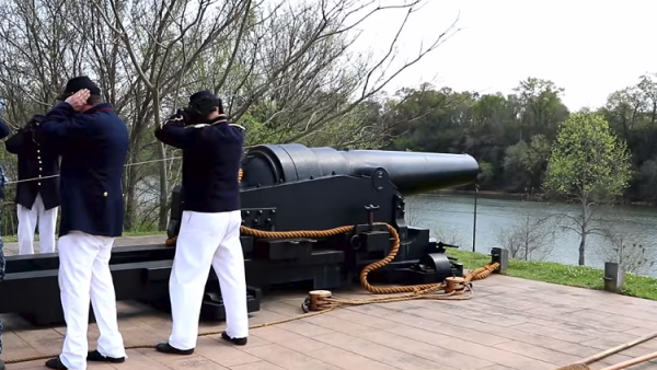 قذيفة مدفع صوتية تصرع حمامة (فيديو)