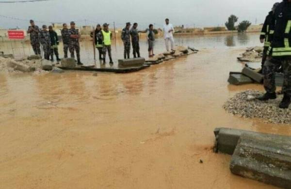 الجفر استقبلت أمطار عامين خلال ساعات قليلة