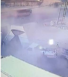 شاهد بالفيديو : حادث سير مروع في منطقة الجويدة