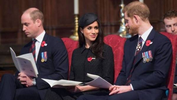 الأمير ويليام ينتقم من شقيقه الأمير هاري بسبب زوجته ميغان ماركل