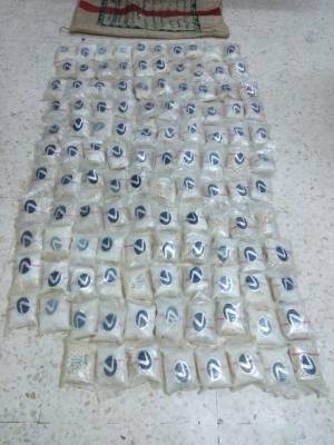 احباط تهريب نحو 100 الف حبة مخدرة في العقبة (صور)