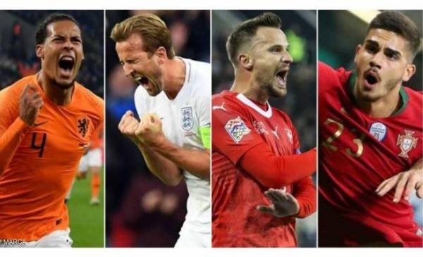 اكتمال المربع الذهبي لدوري الأمم الأوروبية