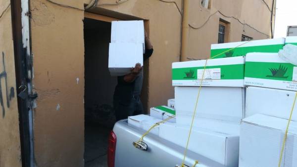 الزراعة تضبط (4700) عبوة مبيدات مزورة واحالة المتورطين الى النائب العام  صور