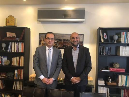 نائب السفير الصيني يزور النائب خوري تثمينا لجهده ..
