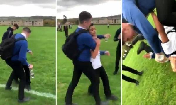 الشرطة البريطانية تحقق بتعرض طالب سوري للاعتداء فيديو