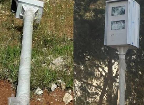 تحطيم كاميرا رادار في الرمثا