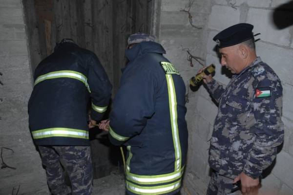 سقوط شخص داخل مكان مخصص لإنشاء مصعد في إربد