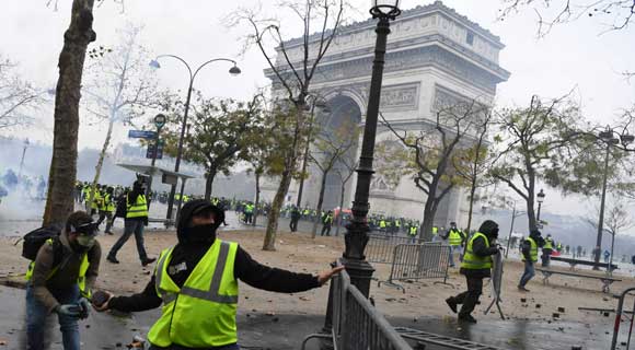 أربعة ملايين يورو.. فاتورة “احتجاجات السبت” في فرنسا