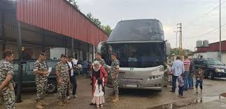 ‏دفعة جديدة من النازحين السوريين تغادر لبنان