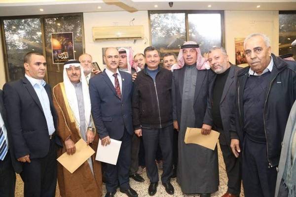 في مقر المسلماني .. مخاتير العاصمة يلتقون مع مدير المخدرات العميد أنور الطراونة