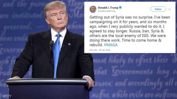 سخرية واسعة من خطأ ترامب الإملائي في تغريدات الانسحاب