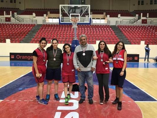 المركز الثالث لمدارس اكاديمية ساندس الوطنية في بطولة الوزارة لكرة السلة على مستوى المدارس الخاصة