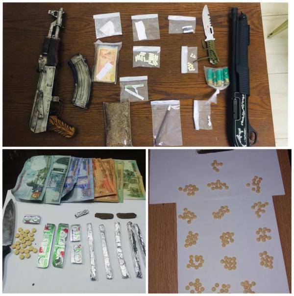 ضبط (66) مروجا ومتعاطيا للمخدرات صـور