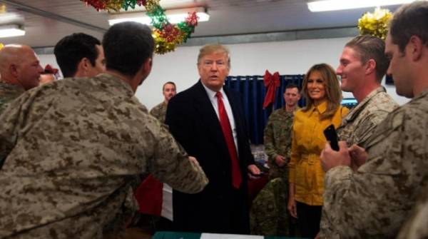 ترمب يعلن انتهاء دور واشنطن كـشرطي العالم في زيارة مفاجئة للعراق