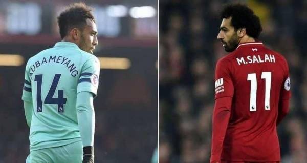 أوباميانغ ومحمد صلاح.. كسر عظم في الآنفيلد