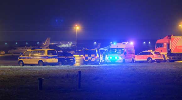 تعليق الرحلات في مطار هانوفر الالماني لسبب غريب (صور)