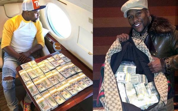 بالفيديو.. أسطورة الملاكمة مايويذر يربح 140 ألف يورو كل ثانية