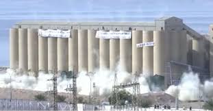 تفجير صوامع العقبة مجددا بنجاح (فيديو)