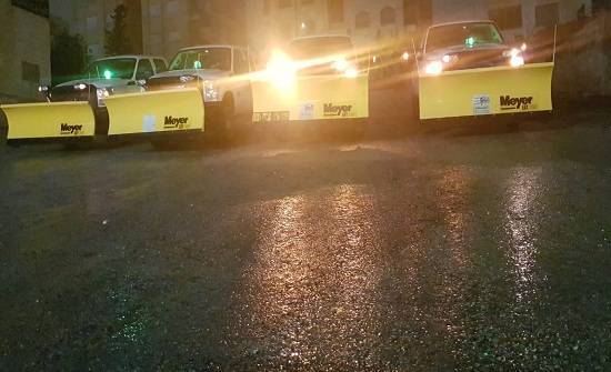 الامانة : خطة لاستئجار كاسحات ثلوج للتعامل مع منخفض الاربعاء