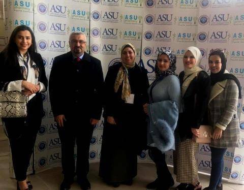 الطالبة الشيخلي من عمان الاهلية تشارك بمؤتمر بحوث الدراسات العليا في جامعة العلوم التطبيقية