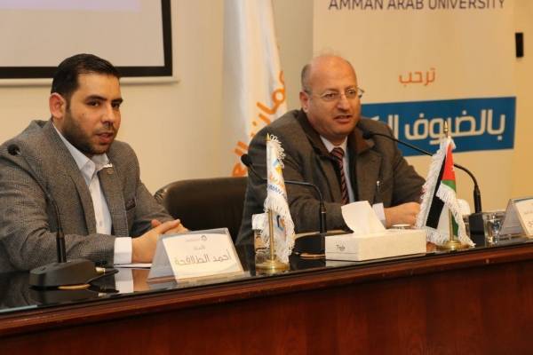 ندوة شعرية في عمان العربية للشاعر الكوفحي