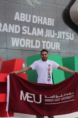  الشرق الأوسط  تتألق وتخطف المركز الخامس في بطولة غراند سلام أبوظبي للجوجيتسو