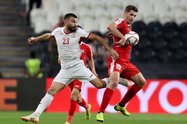 التعادل السلبي يحسم مباراة الاردن وفلسطين (صور)