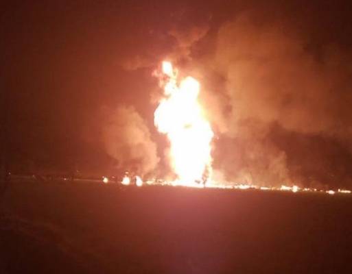 مصرع 20 شخصا واصابة 54 بانفجار خط أنابيب لنقل البنزين في المكسيك (صور)