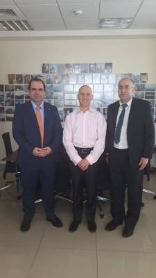 مدير الاتحاد يلتقي السيد يعقوب سابيلا المدير العام لشركة النسر العربي للتأمين