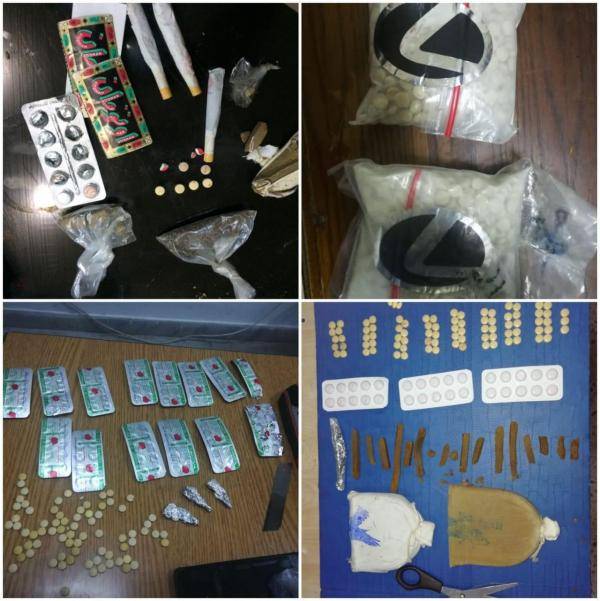 القبض على 17 مروجا ومتعاطيا للمخدرات (صور)