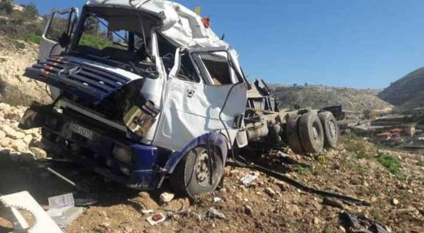 تدهور صهريج في مرج الحمام  (صور)