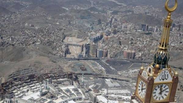 شاهد بالفيديو حريق ضخم في أبراج مكة