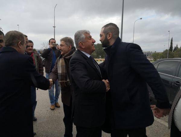 زيادين يستقبل الوفد البرلماني السوري