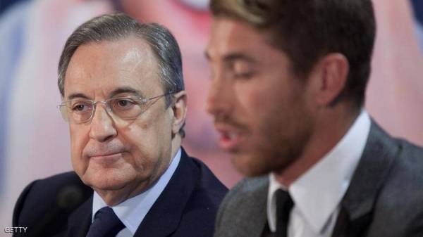 تفاصيل فضيحة غرفة الملابس بين راموس ورئيس ريال مدريد