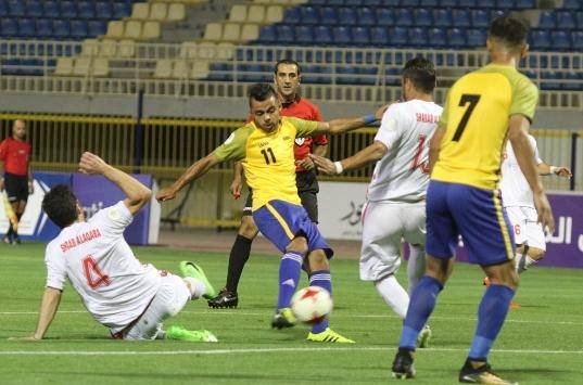 تعادل الحسين اربد والعقبة بدوري المحترفين