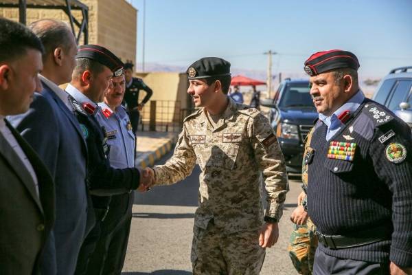 نائب جلالة الملك يزور مديرية شرطة محافظة العقبة (صـور)