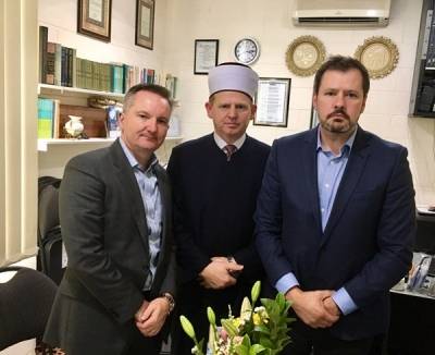 مفتي بوشناق أستراليا ونيوزيلندا يستقبل رئيس الوزراء الأسترالي