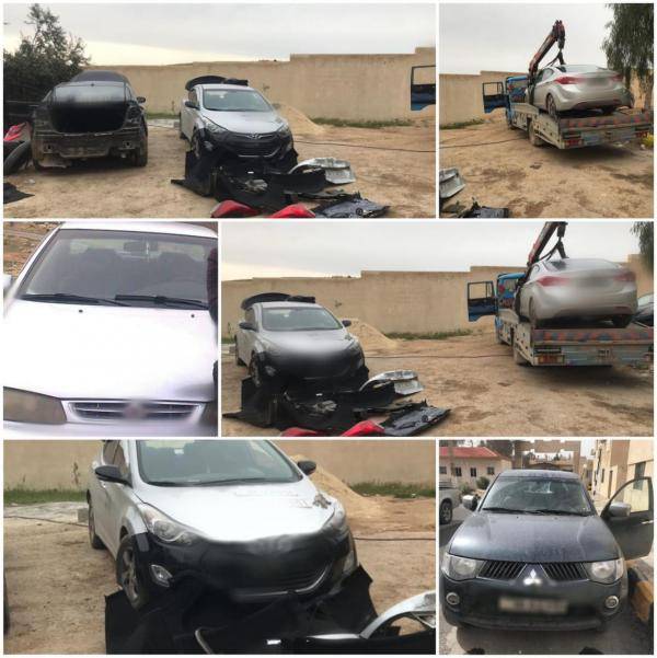 الامن يستعيد 8 مركبات مسروقة ويلقي القبض على الفاعلين