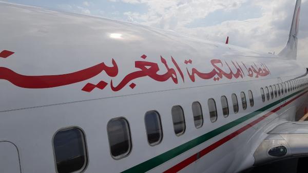 بالصور .. وصول أول رحلة للخطوط المغربية الى الأردن