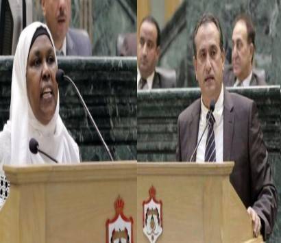 النائب ابو هليل ترد على زميلها حازم المجالي : منزلي صغير مساحته (90) متر ومن حقي الحصول على ارض !!