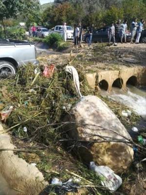 إصابة (9) أطفال جرفتهم مياه سيل وادي الريان غرب اربد .. تفاصيل
